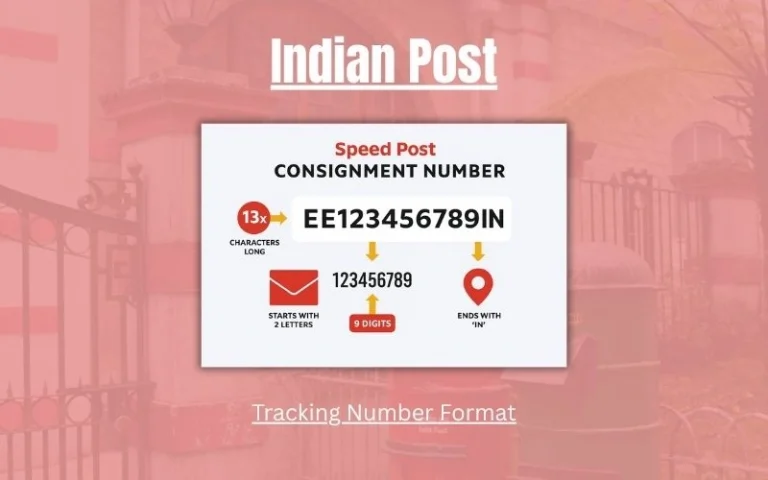 Speed Post Tracking Number Format