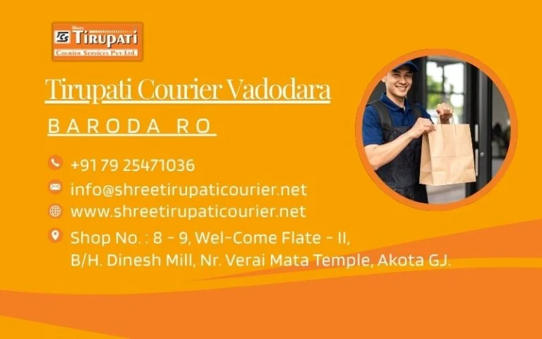 Tirupati Courier Vadodara