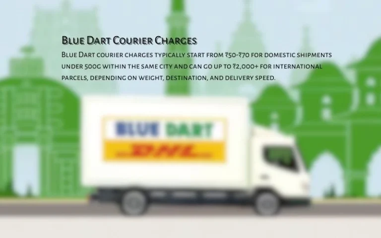 Blue Dart Courier Charges