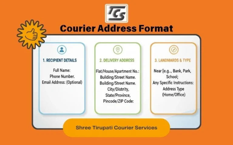 Courier Address Format