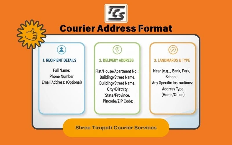 Courier Address Format