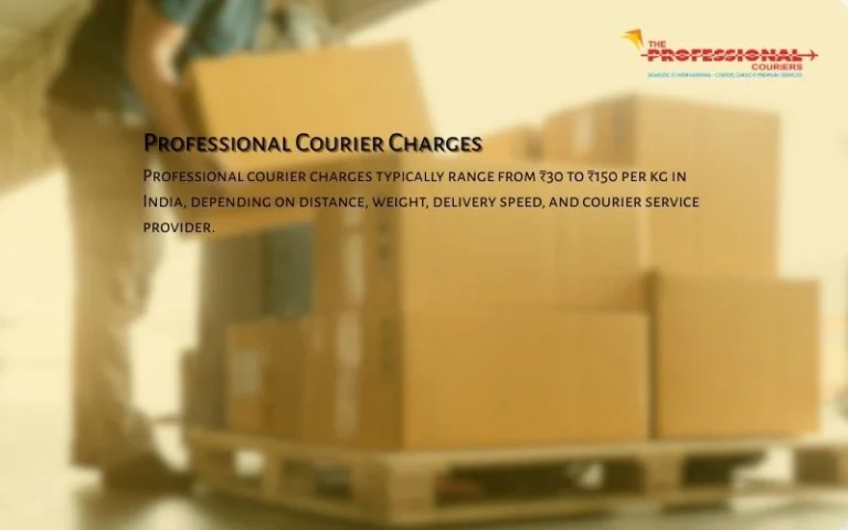 Professional Courier Charges