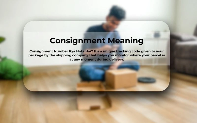 Consignment Number Kya Hota Hai