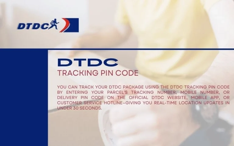 DTDC Tracking Pin Code
