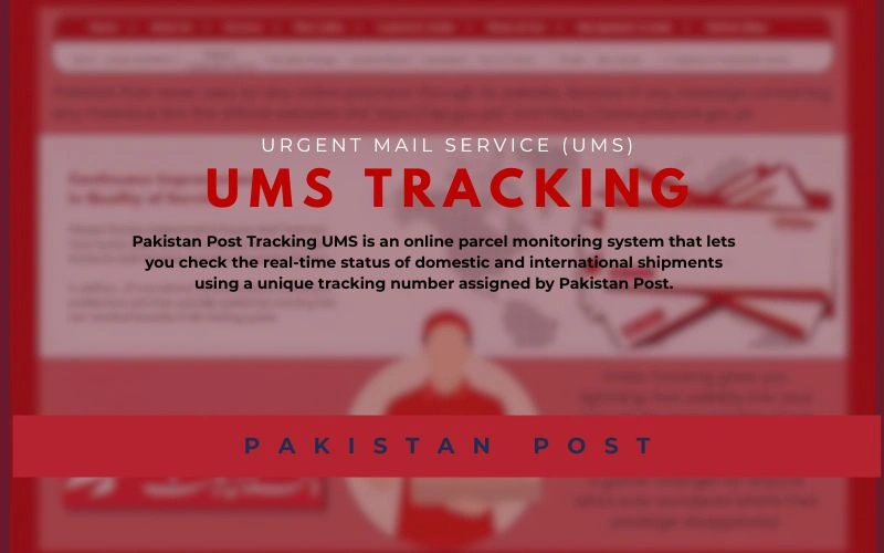 Pakistan Post Tracking UMS