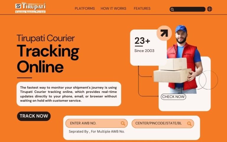 tirupati courier tracking online