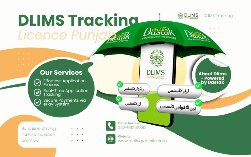 DLIMS Tracking Licence Punjab